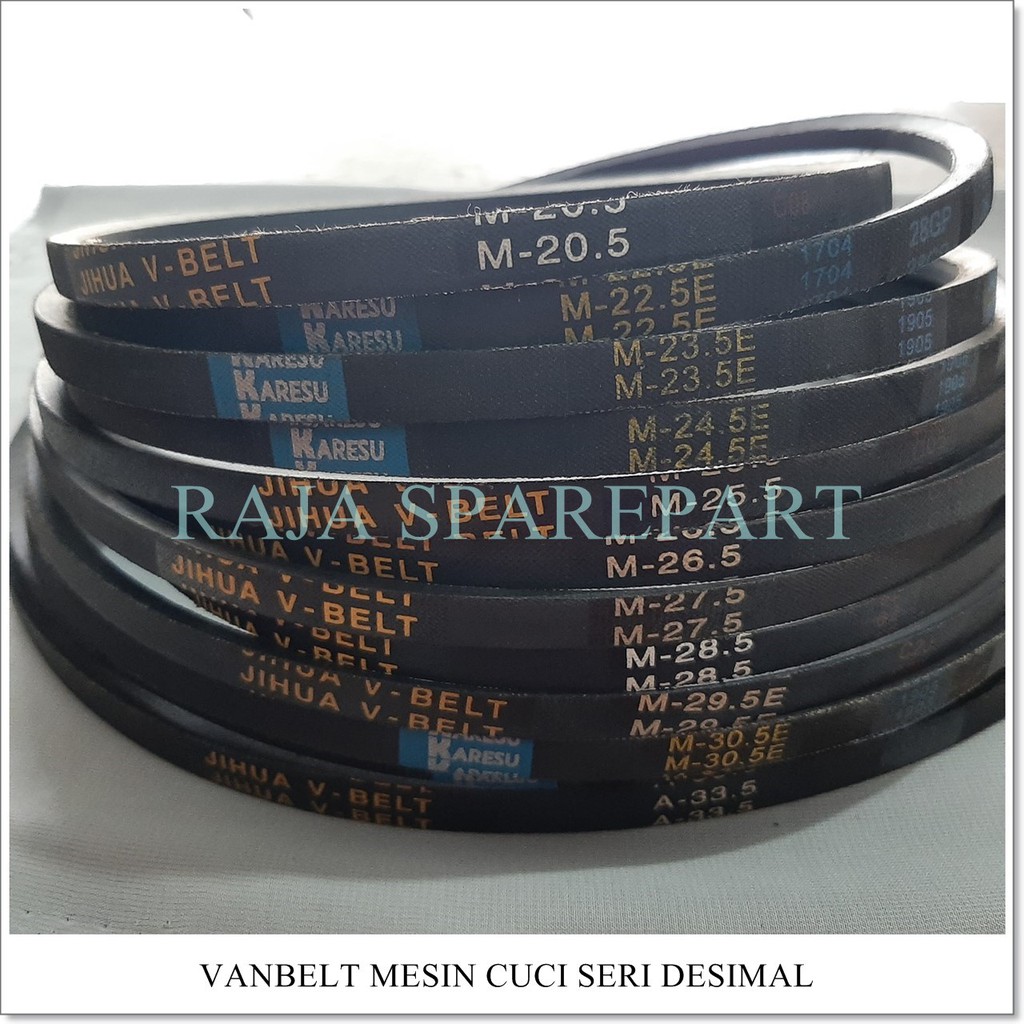 Vanbelt Mesin Cuci/Linden Seri Desimal (Ukuran M30,5 - M32,5 - M31,5)