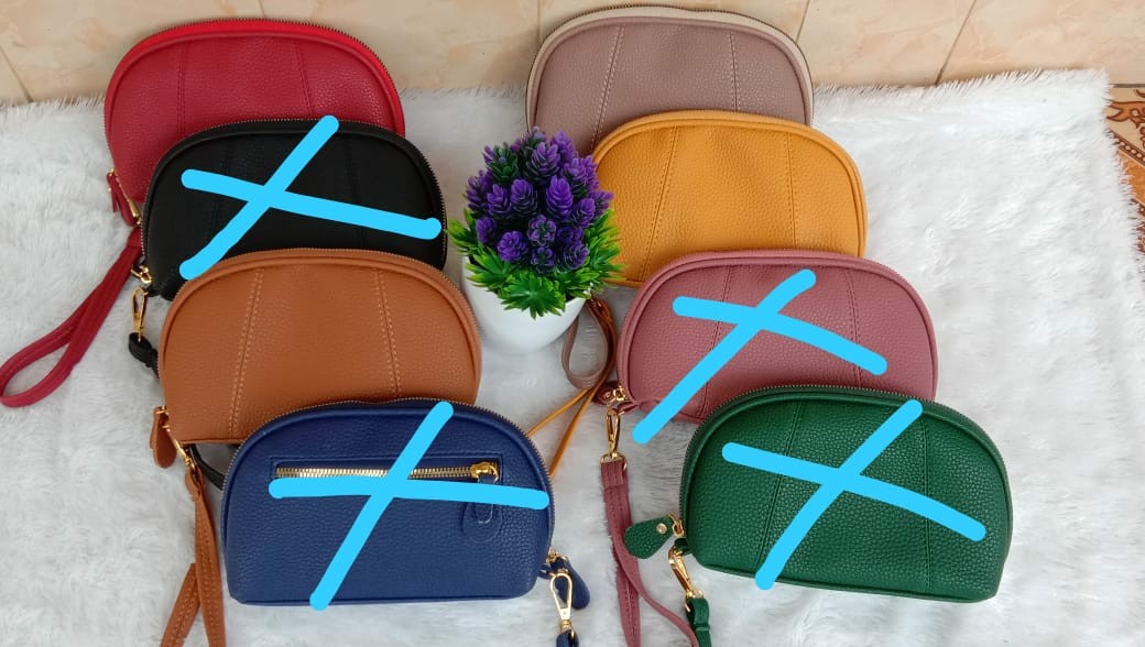 Dompet Liza Kulit Jeruk Tebal