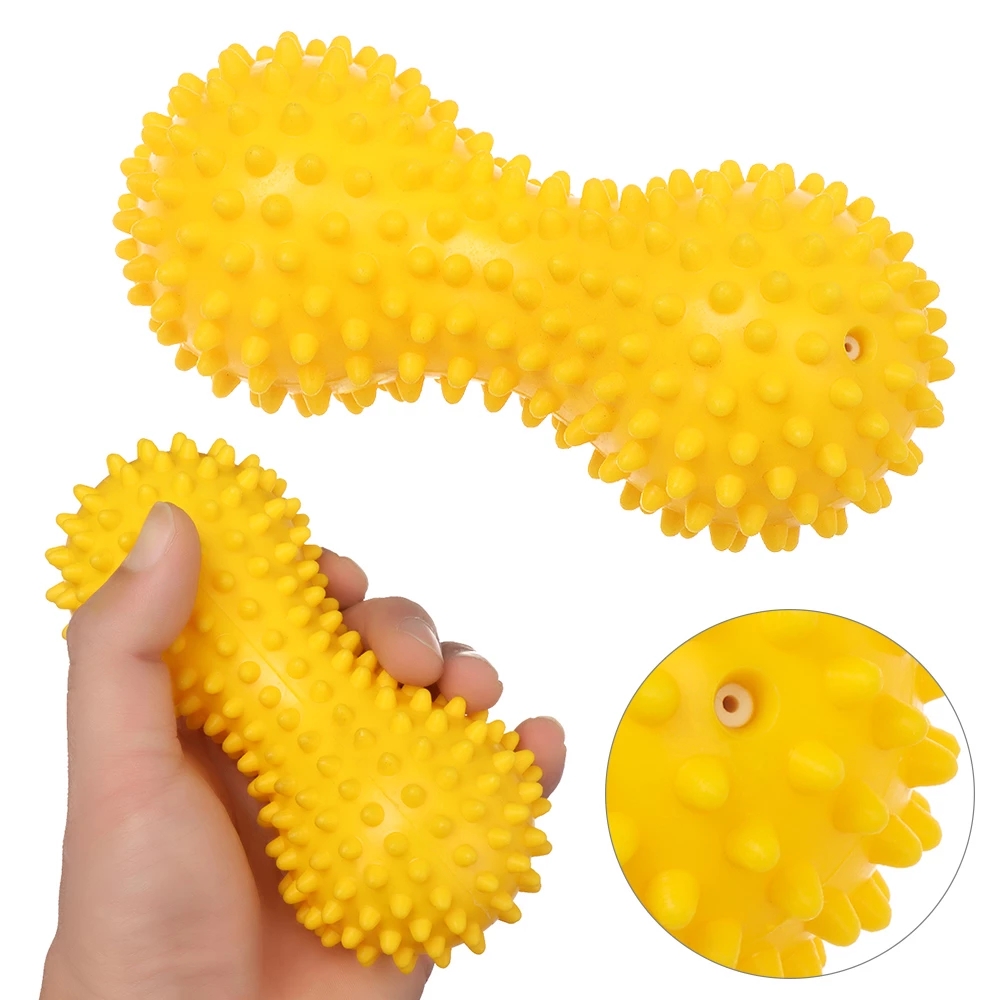 Spiky Massage Ball Fasciitis Fitness Massage Ball PVC Fascia Ball Landak Untuk Rehabilitasi Plantar Stress Release Pelatihan Bola Alat Kacang