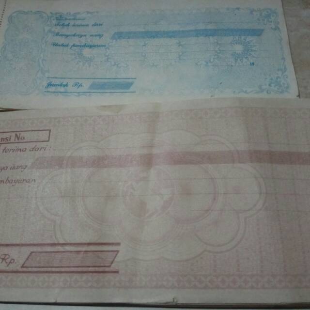 

KWITANSI LAMA TAHUN 19XX