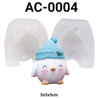 

AC-0004 CETAKAN SILIKON COKLAT CREAM ENTREMET CAKE MOLD PENGUIN OBRAL DISKON