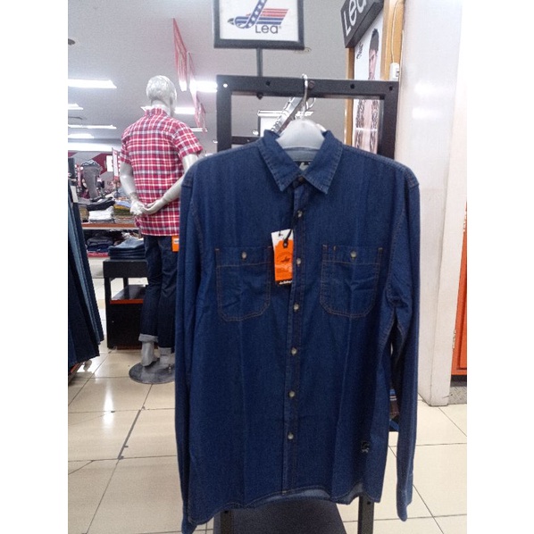 kemeja pria lengan panjang kode 206.86.11.90 LEA original 1000%