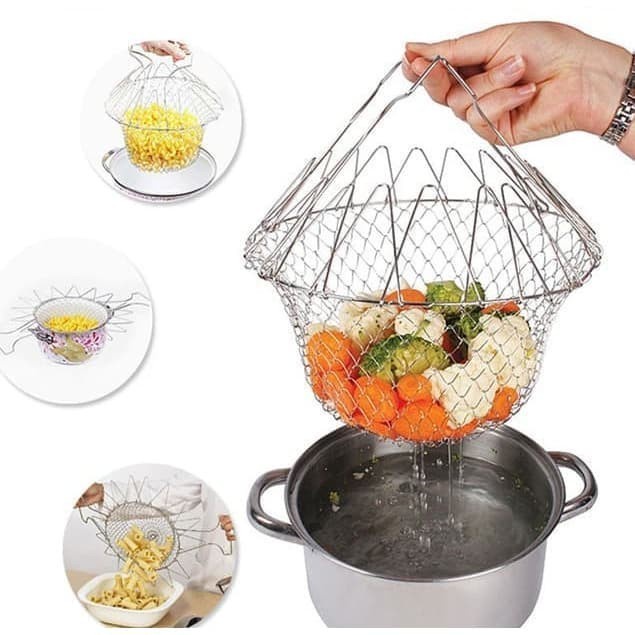 BUY 1 GET 1 Stainless Cooking Basket Original