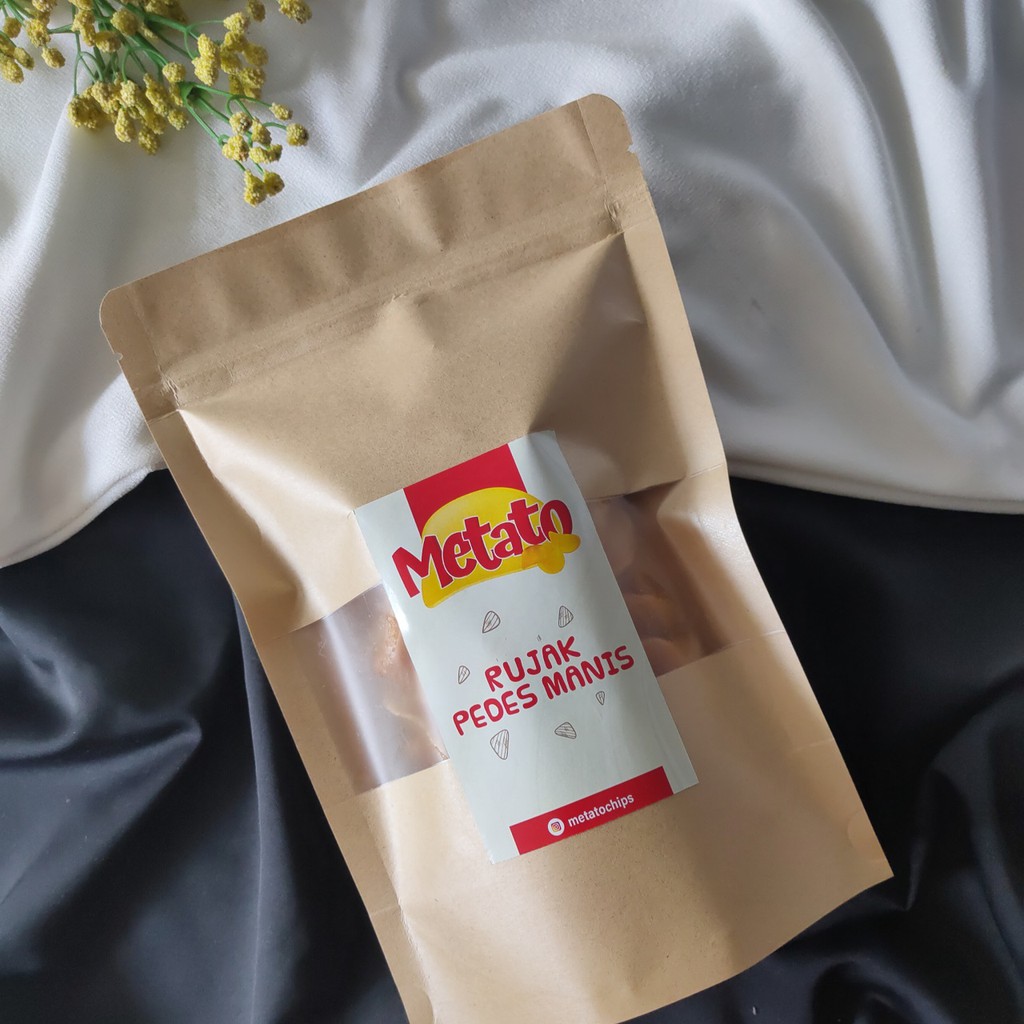 

Metato Chips - Keripik Kentang rasa Rujak Pedes Manis - 100gr