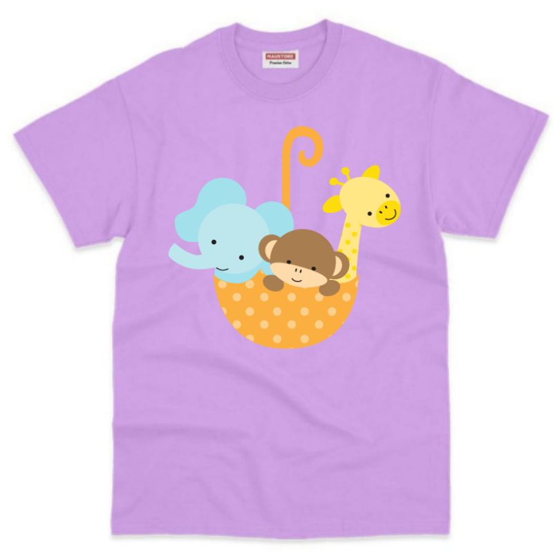 KAOS ANAK BAJU ANAK UNISEX PREMIUM BABY SAFFARI