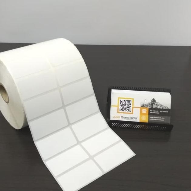 

Terlaris Label Bare 52 X 25 - 52x25 mm - 52x25mm 2 Line Kertas Sticker Semicoated ,,