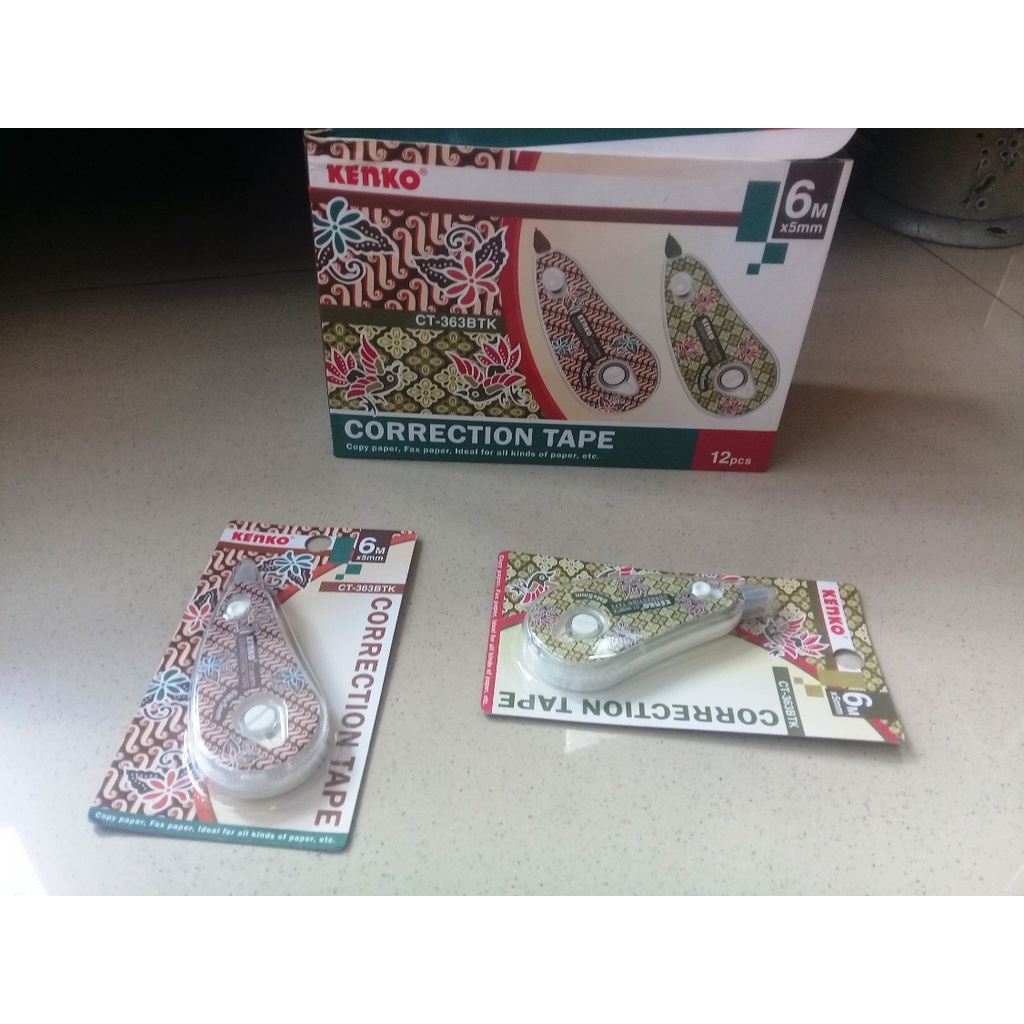 

Correction Tape 6 M Pita Koreksi Kenko CT-363BTK
