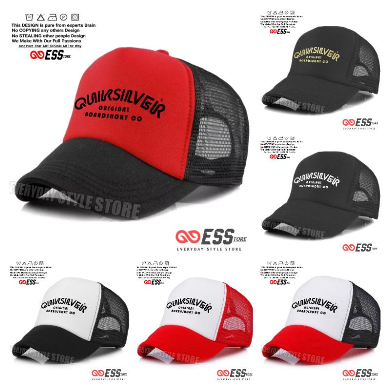 Topi QUIKSILVER ORIGINAL BOARDSHOT. CO Trucker Jaring