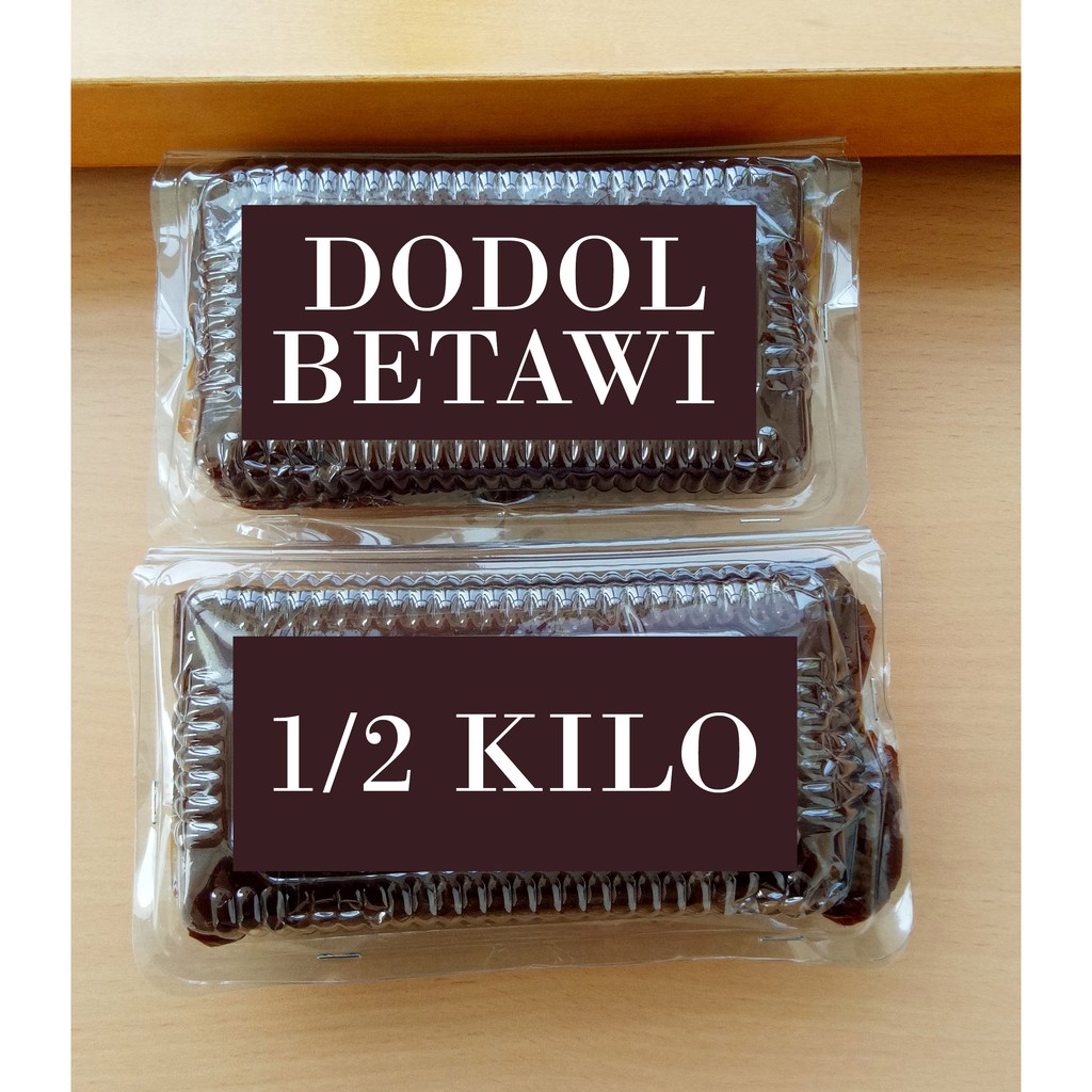 

Dodol BEtAWi 1/2 KG - Dodol Lebaran untuk hantaran Lebaran - Idul fitri