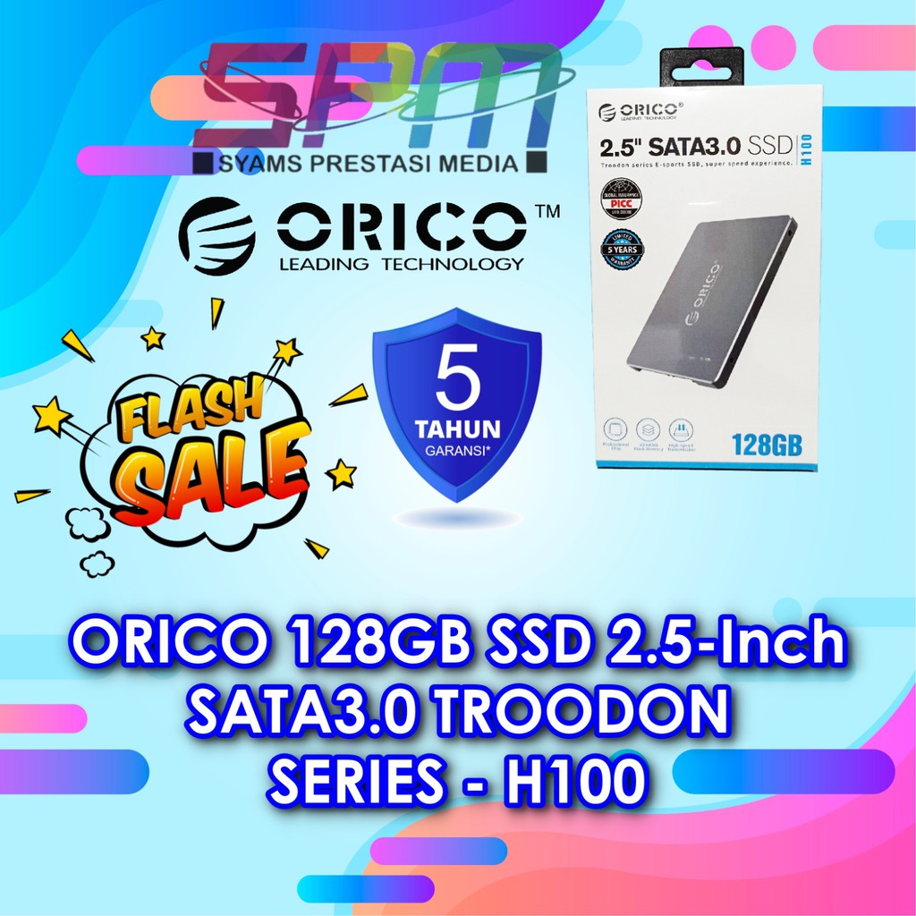 ORICO 128GB SSD 2.5-Inch SATA3.0 TROODON SERIES - H100