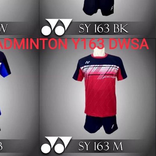 ♙ STELAN BAJU BADMINTON Y163 / BAJU DAN CELANA BADMINTON / STELAN BADMINTON DEWASA ▼