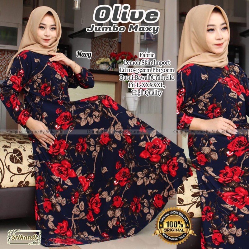 Baju Gamis Bju Muslimah Elegan Terbaru 2022 Import Premium Mewah Jumbo Remaja Games Pesta Kondangan 