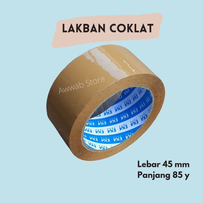 

Lakban Coklat 2 Inch Eka Tape Isolasi Solatip Selotip Solasi