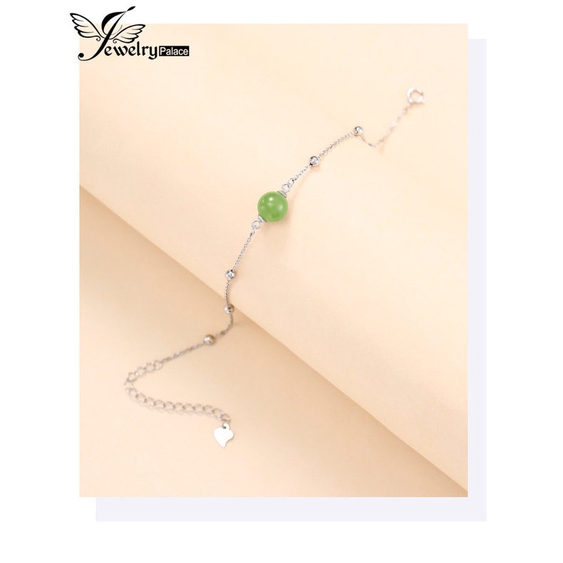 Perhiasan Gelang Tangan 925 Silver Desain Chalcedony Untuk Wanita