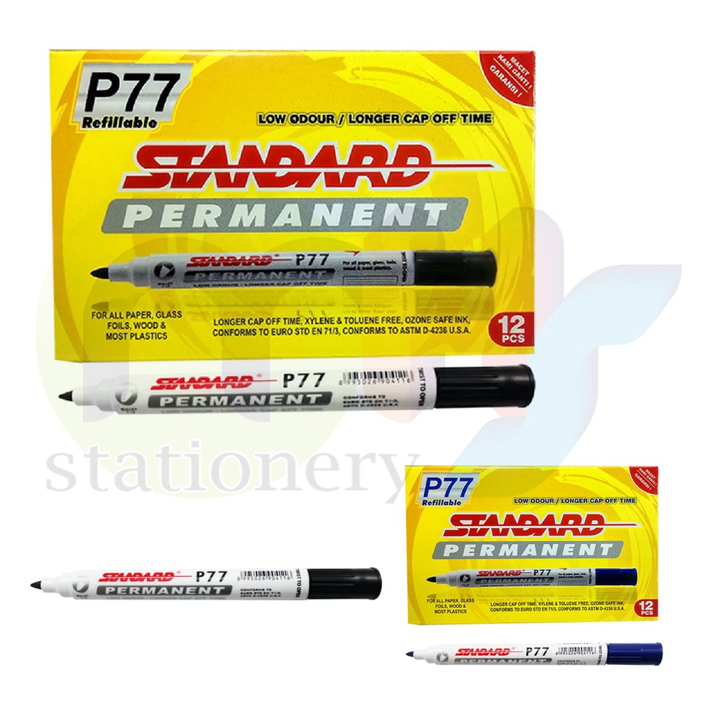 

STANDARD Permanent Marker Spidol Permanen P77