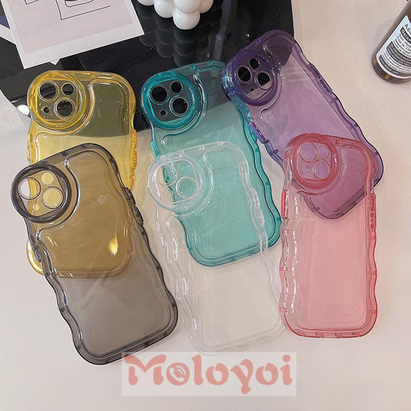 Soft Case TPU Transparan Shockproof Anti Jatuh Cover IPhone 11 12 13 Pro Max XS Max 7 8 Plus