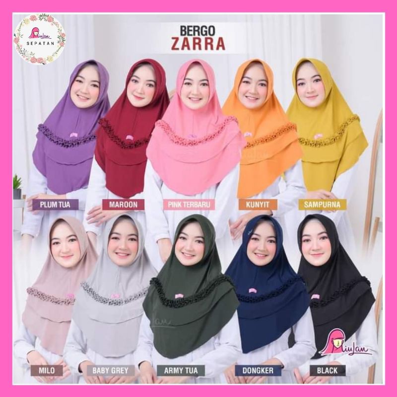 HIJAB INSTAN BERGO ZARRA MIULAN