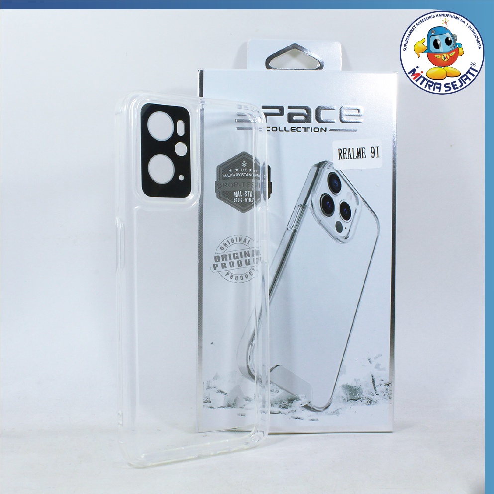 Case Premium Space Case Bening for Realme 9i/Realme C31/Realme C35 - Realme 9i