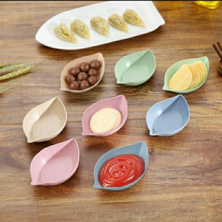 EM MANGKOK DAUN TEMPAT SAMBAL KECAP  SAMBAL Bentuk Daun