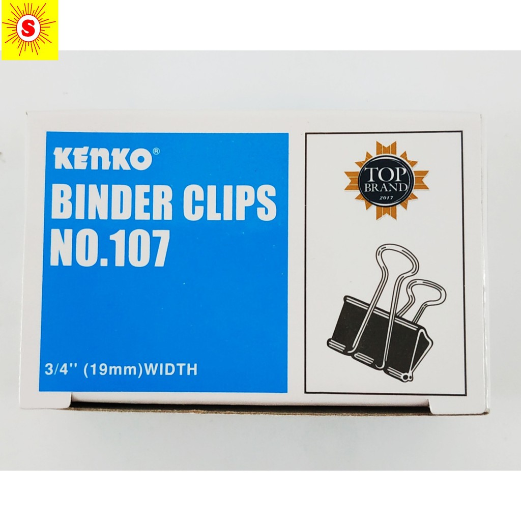 

BINDER CLIP / KLIP / PENJEPIT KERTAS NO 107 KENKO