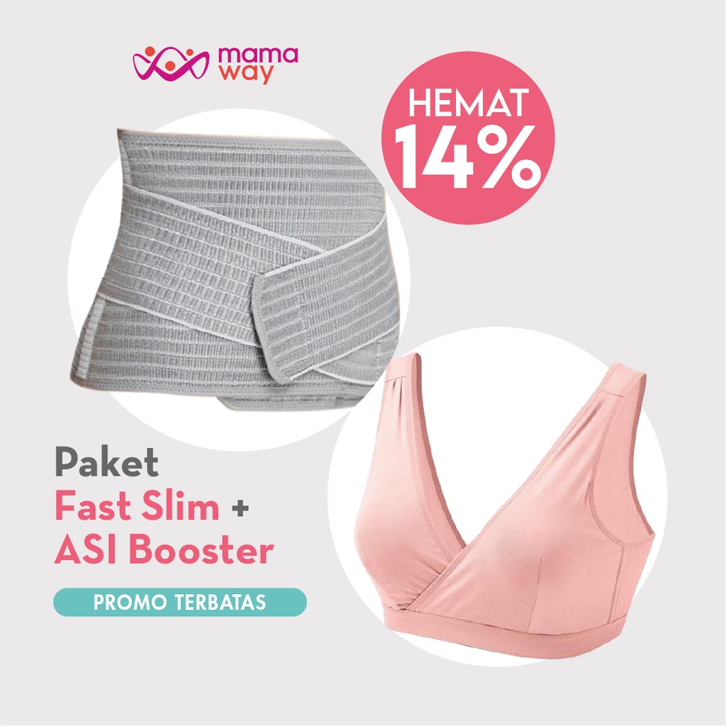

Mamaway [Paket Fast Slim + ASI Booster] Nano Bamboo + Crossover Bra