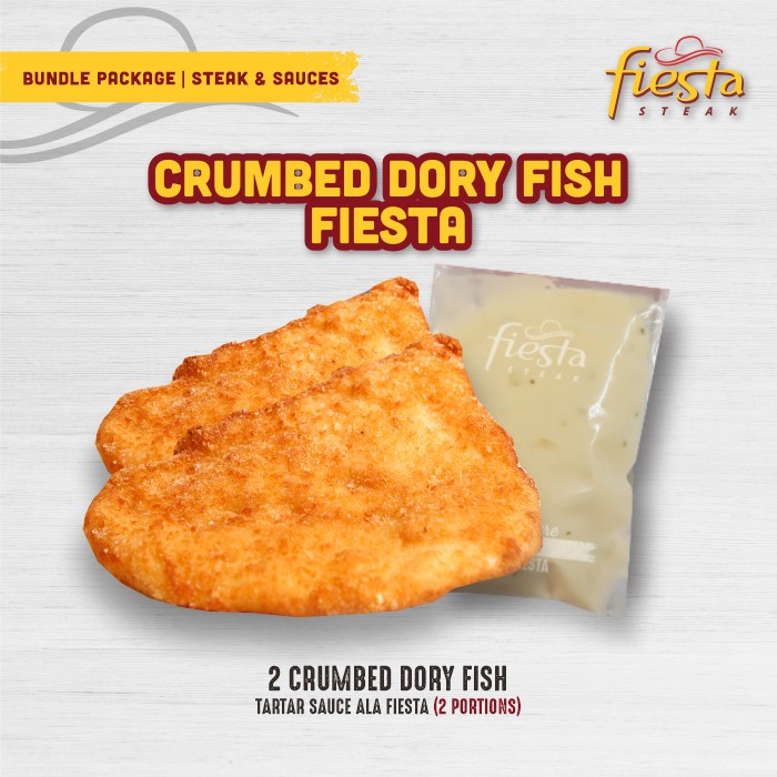

Fiesta Steak Crumbed Dory Fish with Saos Tartar - Ikan Dory Frozen