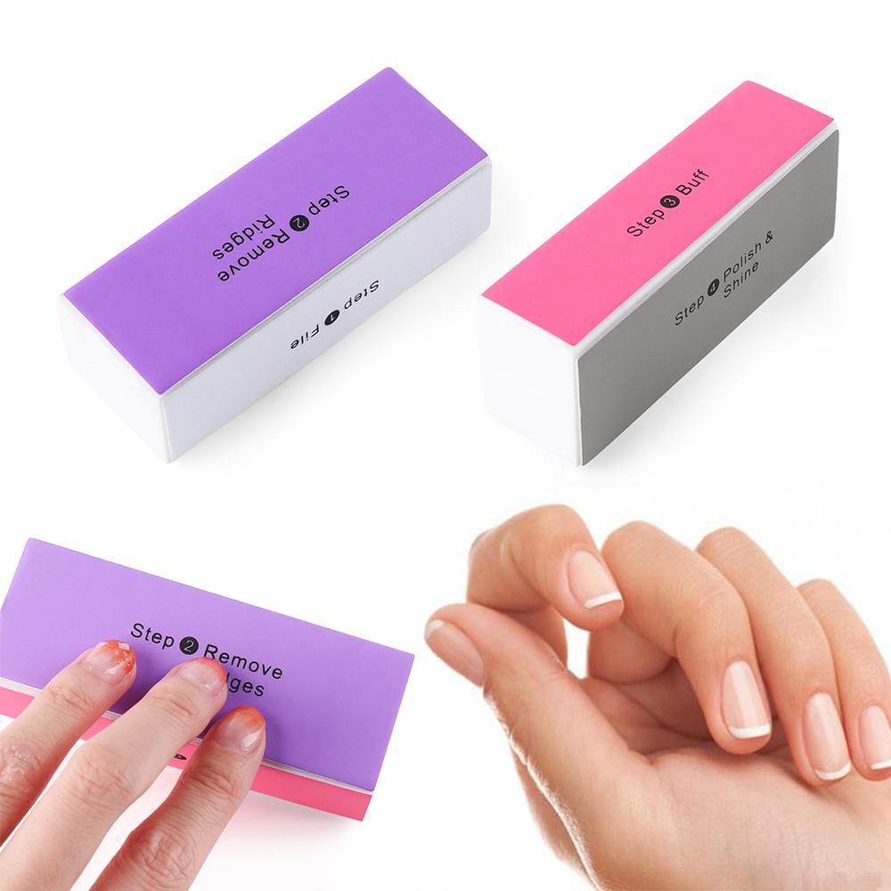 Solighter Nail Buffer File Portable Perhiasan Poles 4arah Penghilang Kulit Mati