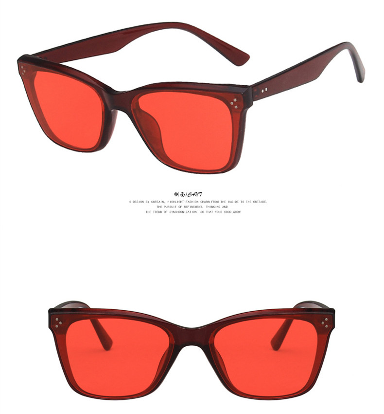 Cat Eye Small Frame Sunglasses For Women Men Summer Glasses