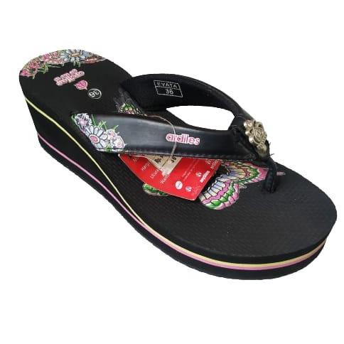 Sandal Wanita Ardiles EVATA Sandal Jepit Wedges Trendy TERPOPULER