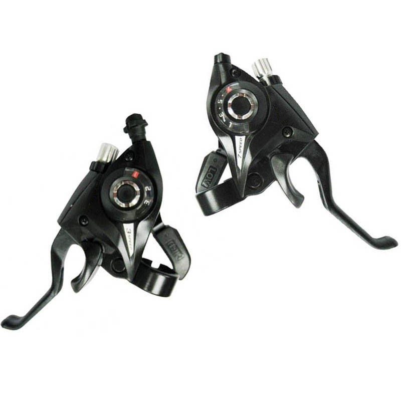 Speed Shifter Handle Brake Rem Sepeda 7 Speed 2 PCS -OMSEE1BK Black