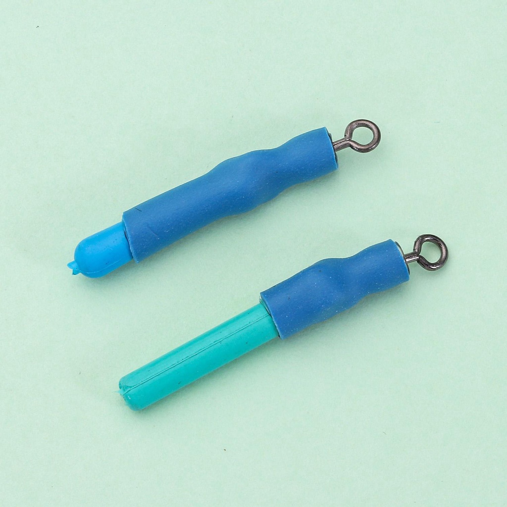 Top 50Pcs/Lot Alat Pancing Blok Putaran Karet Tahan Lama Bobber Baru