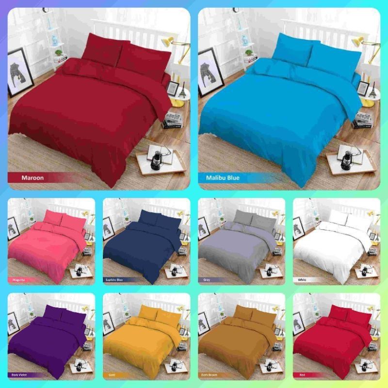 Set Bedcover Polos 120x200 FATA ROSANNA Signature Vito Motif Emboss