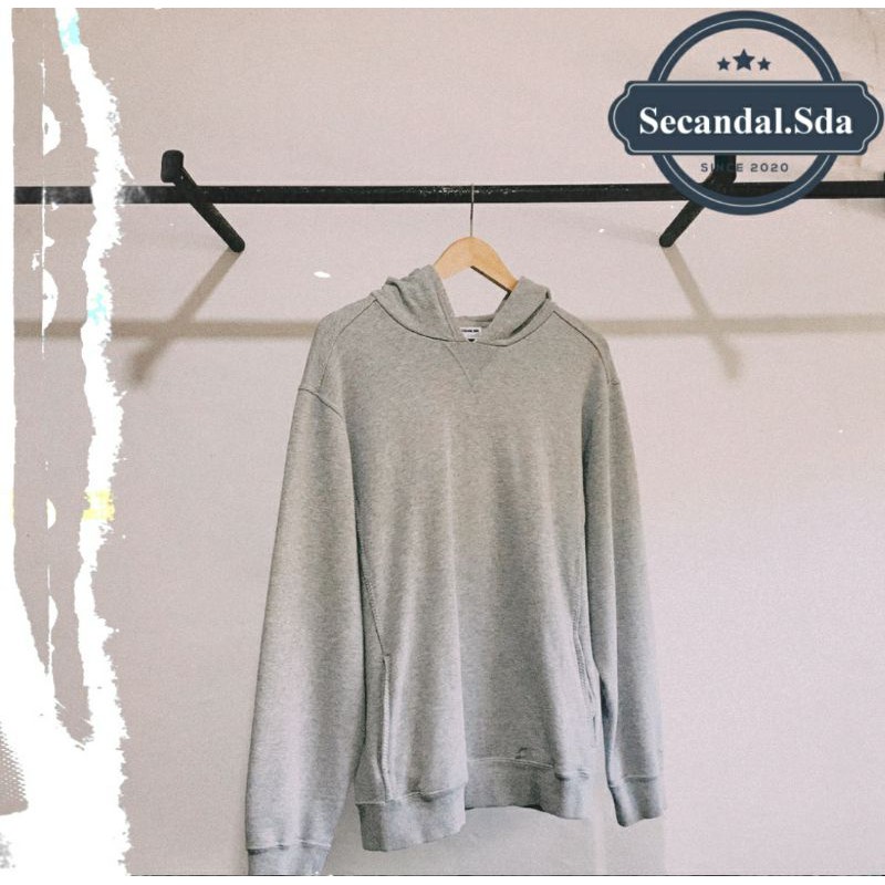 REEBOOK HOODIE (GREY) UNISEX STOK CUMA SATU, SIAPA CEPAT DIA DAPAT