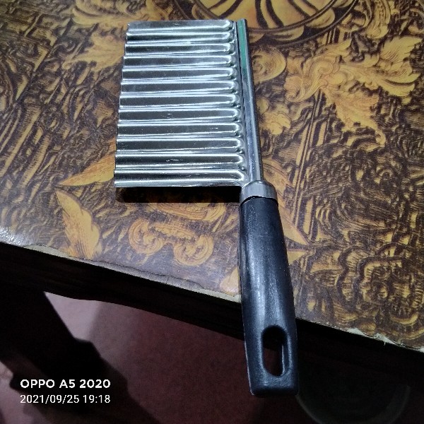 Pisau Gelombang Kentang Acar Mentimun Wortel Stainless