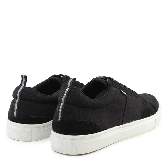 MS SHOP - RECOMENDED - Sepatu Sneakers Pria Walkers Derby Hitam Kasual Snekers Cowok Kuliah Keren