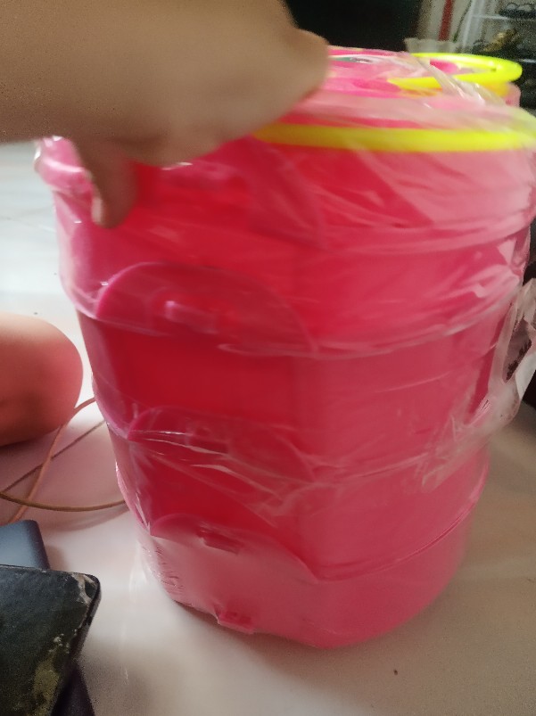 Rantang Susun Plastik Bunny Susun 2, 3, Dan 4 Rantang Makanan