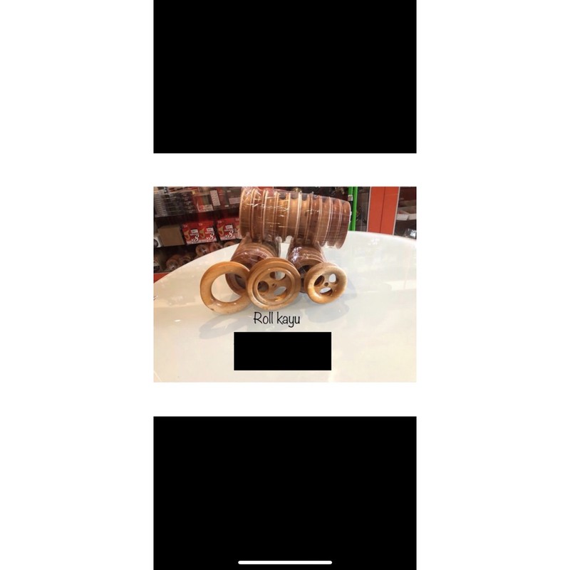 Rol senar pancing kayu