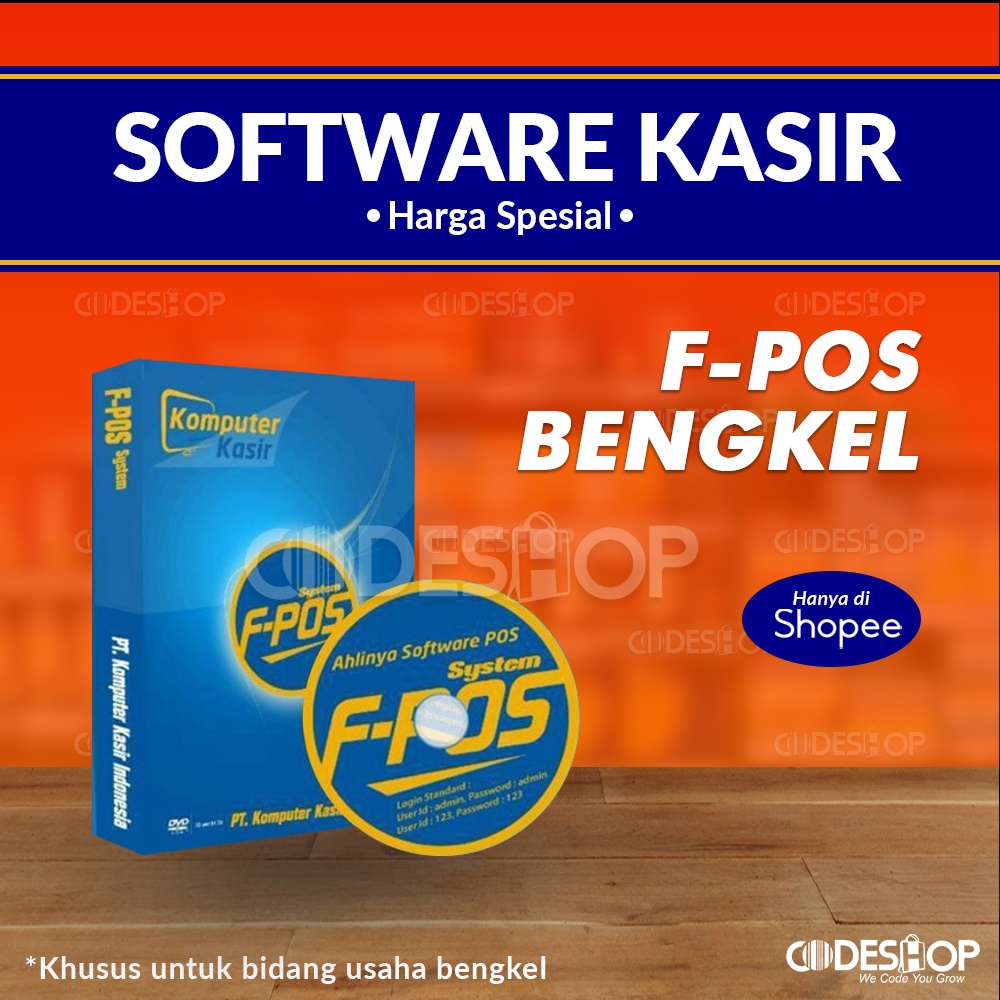 Program Aplikasi Fpos Bengkel Software Service Bengkel Original
