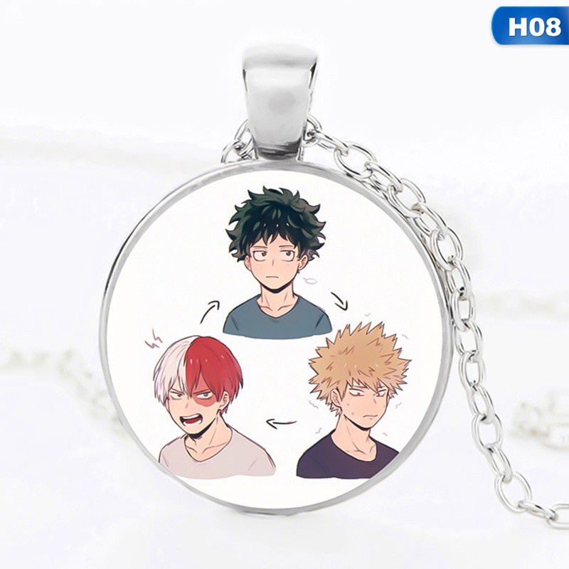 Fancyqube Anime Boku No My Hero Academia Necklace Pendant Girls Anime Jewelry Cosplay Gift