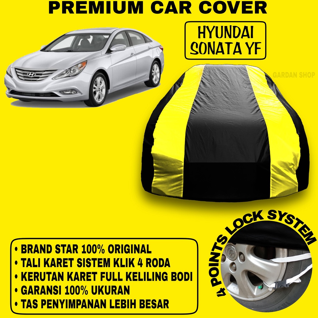 Body Cover HYUNDAI SONATA YF Sarung Strip KUNING Penutup Pelindung Bodi Mobil Hyundai Sonata Yf PREMIUM