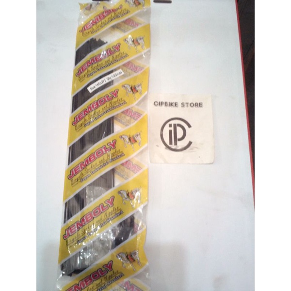 spoke, ruji, jari-jari sepeda MTB uk 27.5 / UK road bike 27 ataupun 700C ,14Gx272 merek jemboly warn