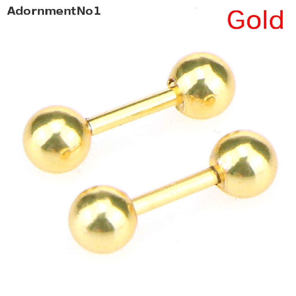 [AdornmentNo1] Stainless Steel Barbell Ear Cartilage Tragus Helix Stud Bar Earrings Piercing [new]