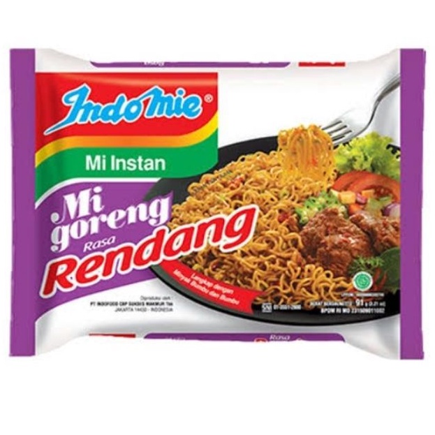 

Indomie Goreng Rasa Rendang 91Gr