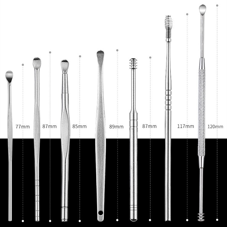 Alat Pembersih Telinga Korek Kuping Ear Wax Picker 7 PCS