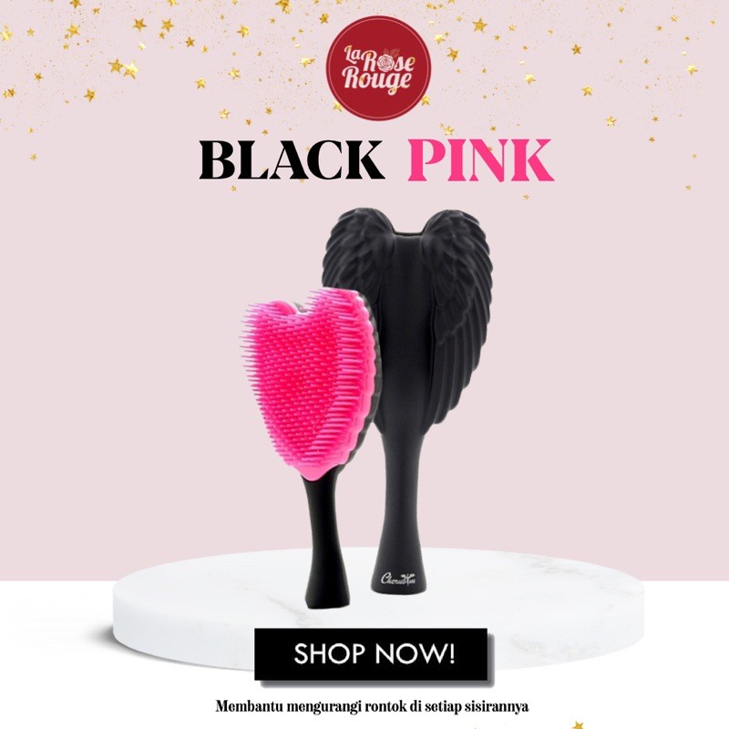 Sisir black pink cherubim by laroserouge