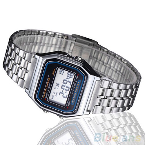 READY ORI        【Hot sale】Jam Tangan Stopwatch LED Digital Sporty Untuk Pria dan Wanita 150