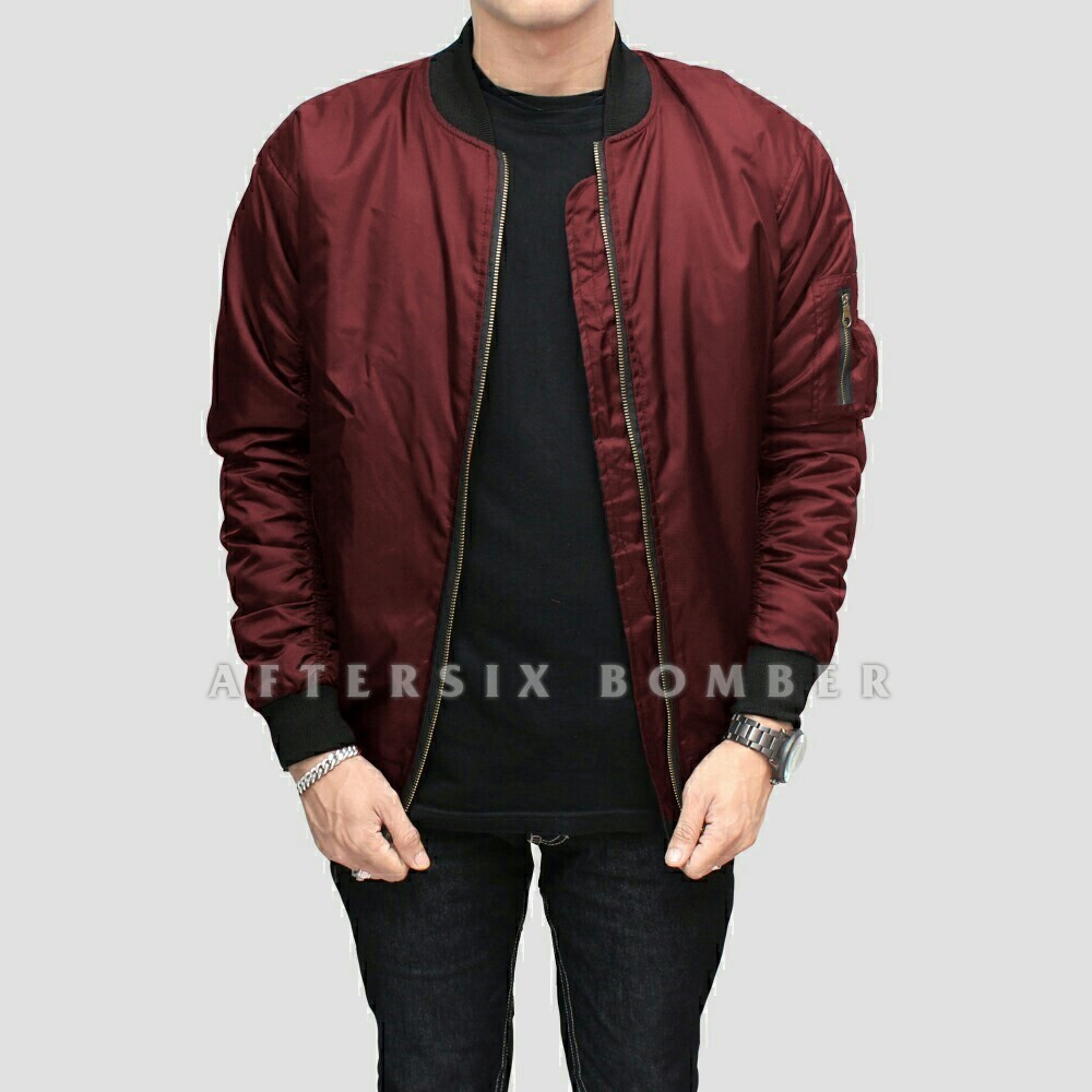 JAKET BOMBER PRIA POLOS/ JAKET BOMBER PRIA ORIGINAL