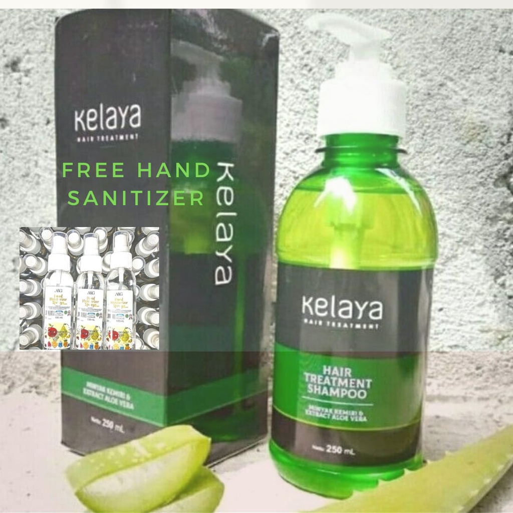 (FREE HAND SANITIZER) ORIGINAL Kelaya Hair Treatment Shampoo and Hair Tonic/ Shampo Botak Rontok Penumbuh Rambut