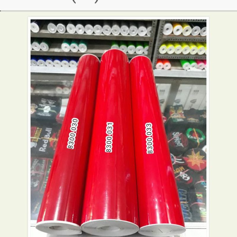 Sticker skotlet Merah Transparan Profix