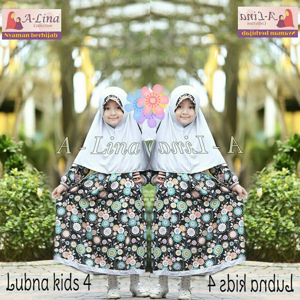 GAMIS LUBNA BY A LINA/GAMIS A LINA/GAMIS CREPPREMIUM/GAMIS CANTIK/GAMIS MURAH/OOTD/GAMIS SYAR'I